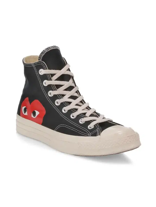 Unisex CdG PLAY x Converse Men's Chuck Taylor All Star High-Top Sneakers - Beige Unisex CdG PLAY x Converse Men's Chuck Taylor All Star High-Top Sneakers - Beige