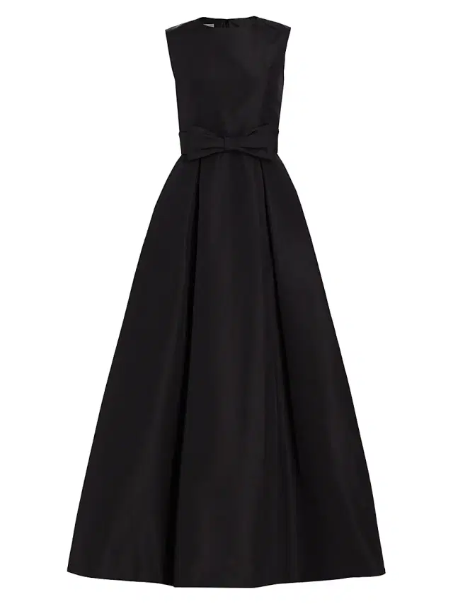 Alexia María Women's Grace Silk Faille Ball Gown - Black