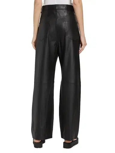 WARDROBE.NYC Women's Leather Wide-Leg Pants - Black | Thumbnail 5 WARDROBE.NYC Women's Leather Wide-Leg Pants - Black | Thumbnail 5