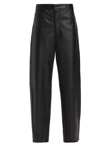 WARDROBE.NYC Women's Leather Wide-Leg Pants - Black | Thumbnail 1 WARDROBE.NYC Women's Leather Wide-Leg Pants - Black | Thumbnail 1