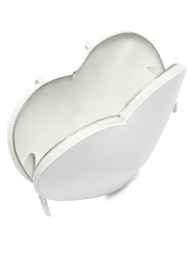 Alaïa Women's Le Coeur Leather Convertible Shoulder Bag - White | Thumbnail 3 Alaïa Women's Le Coeur Leather Convertible Shoulder Bag - White | Thumbnail 3