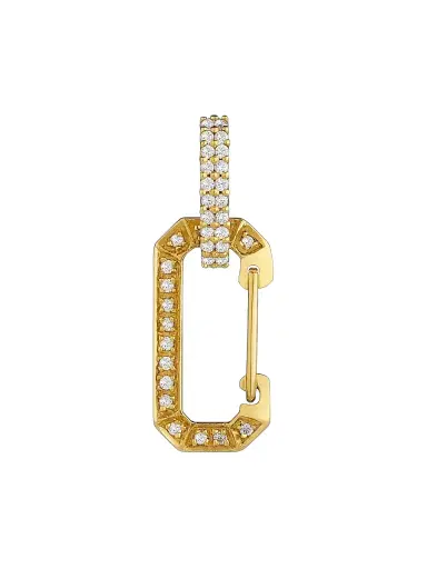 Eéra Women's Chiara 18K Gold & Diamond Drop Earring - Yellow Gold | Thumbnail 1 Eéra Women's Chiara 18K Gold & Diamond Drop Earring - Yellow Gold | Thumbnail 1