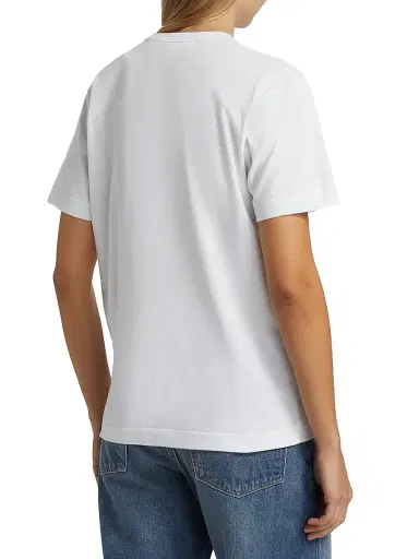 Comme des Garçons PLAY Women's Many Hearts Cotton T-Shirt - White | Thumbnail 5 Comme des Garçons PLAY Women's Many Hearts Cotton T-Shirt - White | Thumbnail 5