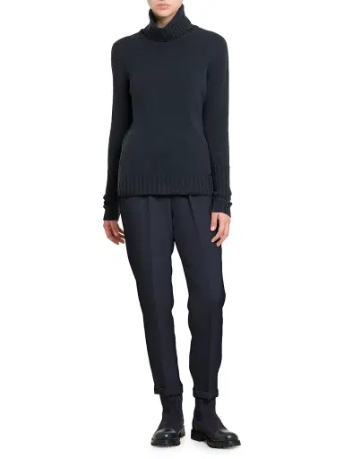 Kiton Women's Cashmere Turtleneck Sweater | Thumbnail 2