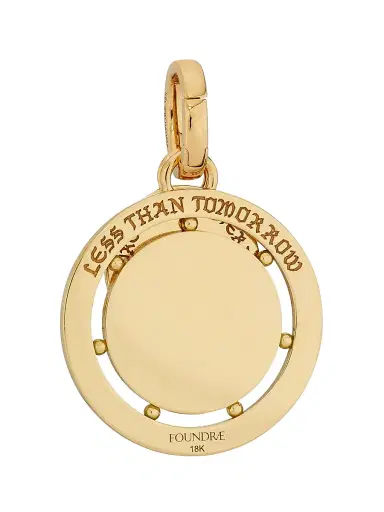 Foundrae Women's Vivacity 18K Yellow Gold & Ceramic Ever Growing Love Medallion - Yellow Gold | Thumbnail 2