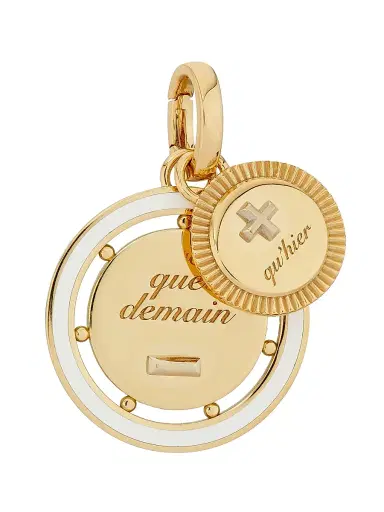 Foundrae Women's Vivacity 18K Yellow Gold & Ceramic Ever Growing Love Medallion - Yellow Gold | Thumbnail 4