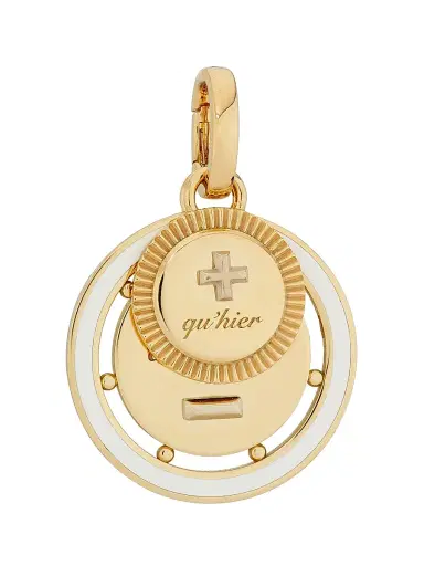 Foundrae Women's Vivacity 18K Yellow Gold & Ceramic Ever Growing Love Medallion - Yellow Gold | Thumbnail 1