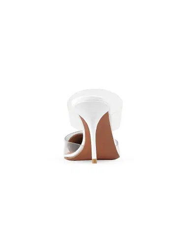 Alaïa Women's Le Coeur 90MM Mules | Thumbnail 4 Alaïa Women's Le Coeur 90MM Mules | Thumbnail 4