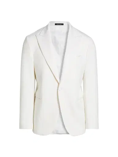 Saks Fifth Avenue Men's COLLECTION Wool Single-Breasted Blazer | Thumbnail 1 Saks Fifth Avenue Men's COLLECTION Wool Single-Breasted Blazer | Thumbnail 1
