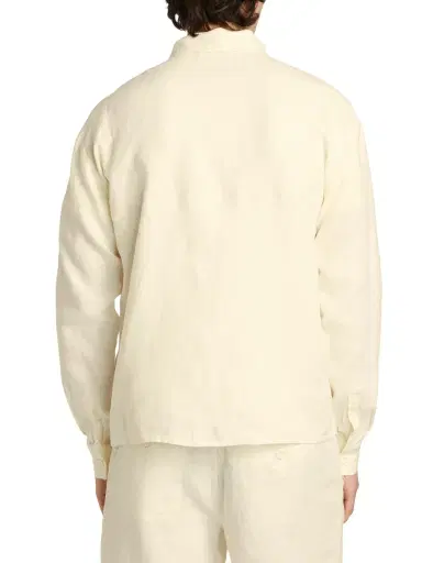 Áwet Men's Nazret Linen Shirt - Bone | Thumbnail 3 Áwet Men's Nazret Linen Shirt - Bone | Thumbnail 3