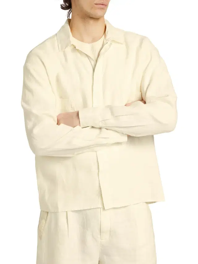 Men's Nazret Linen Shirt - Bone
