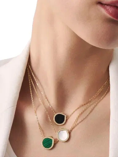 Repossi Women's Antifer 18K Rose Gold, Mother-Of-Pearl & 0.18 TCW Diamond Pendant Necklace - Mother Of Pearl | Thumbnail 2 Repossi Women's Antifer 18K Rose Gold, Mother-Of-Pearl & 0.18 TCW Diamond Pendant Necklace - Mother Of Pearl | Thumbnail 2