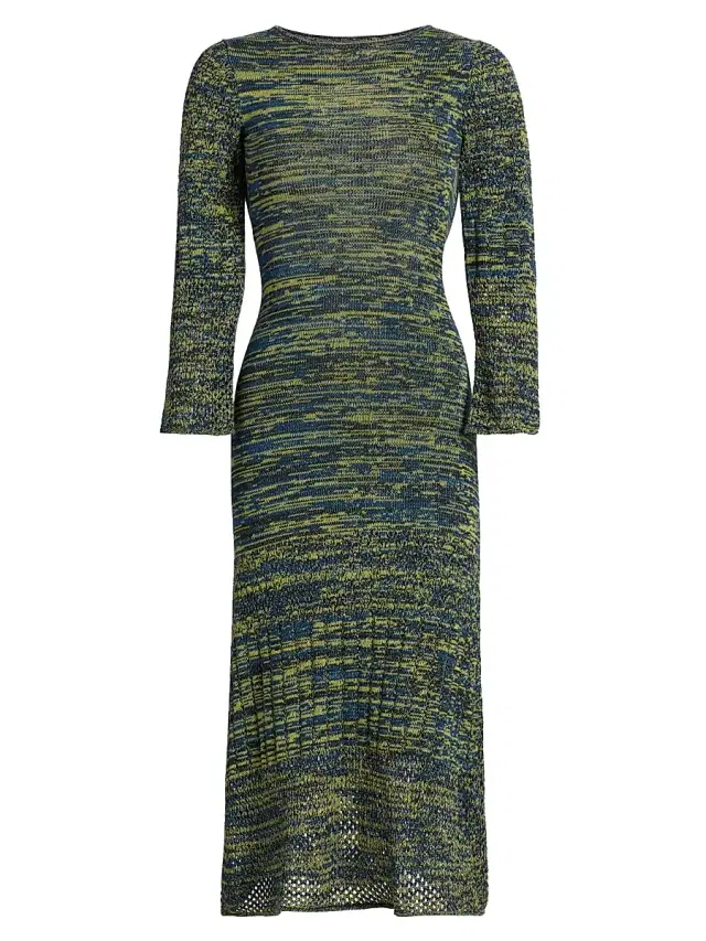 ESCVDO Women's Camino Murga Dress - Blue Green