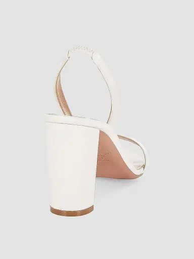 Aquazzura Women's So Nude Satin Slingback Sandals | Thumbnail 3 Aquazzura Women's So Nude Satin Slingback Sandals | Thumbnail 3