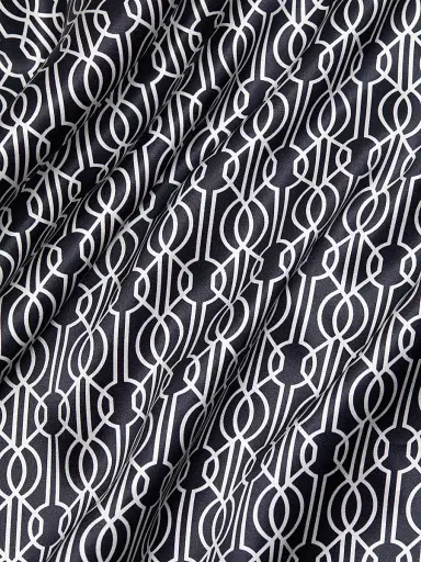 Kiton Women's Graphic Print Silk Sleeveless Maxi Dress - Blue White - Size 10 | Thumbnail 8 Kiton Women's Graphic Print Silk Sleeveless Maxi Dress - Blue White - Size 10 | Thumbnail 8