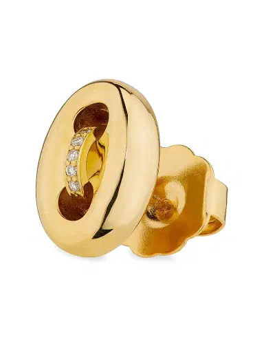 Jenna Blake Women's Mariner 18K Yellow Gold & 0.75 TCW Diamond Earrings - Gold | Thumbnail 3 Jenna Blake Women's Mariner 18K Yellow Gold & 0.75 TCW Diamond Earrings - Gold | Thumbnail 3
