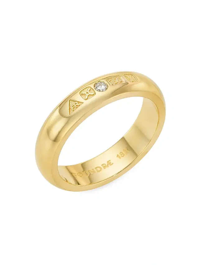 Women's True Love 18K Yellow Gold Engravable Ring - Yellow Gold