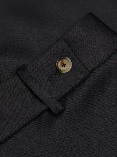 Kiton Women's Wide-Leg Wool-Blend Trousers - Dark Navy - Size 2 | Thumbnail 6