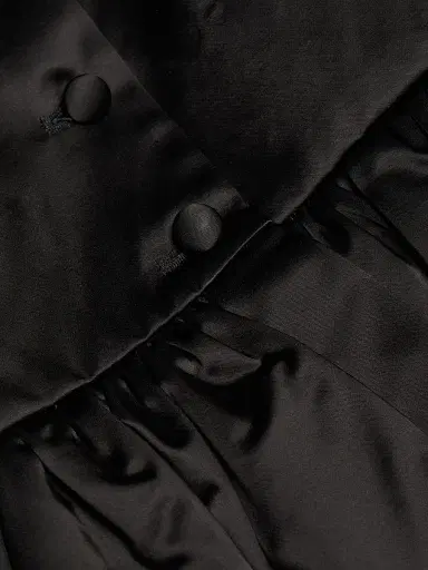 LIBEROWE Women's Satin Peplum Jacket - Black - Size Large | Thumbnail 7 LIBEROWE Women's Satin Peplum Jacket - Black - Size Large | Thumbnail 7