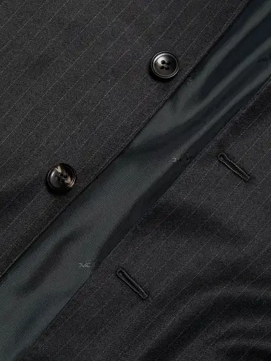 Kiton Men's Wool Pinstriped Suit | Thumbnail 7 Kiton Men's Wool Pinstriped Suit | Thumbnail 7