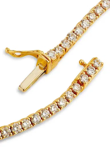 Stephanie Gottlieb Women's Marley 14K Yellow Gold & 6.70 TCW Diamond Tennis Necklace/16" - Yellow Gold | Thumbnail 3 Stephanie Gottlieb Women's Marley 14K Yellow Gold & 6.70 TCW Diamond Tennis Necklace/16" - Yellow Gold | Thumbnail 3