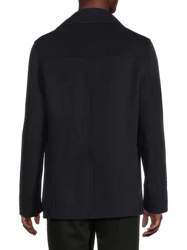 Paltò Men's Armando Wool Car Coat - Navy - Size 46 | Thumbnail 5 Paltò Men's Armando Wool Car Coat - Navy - Size 46 | Thumbnail 5