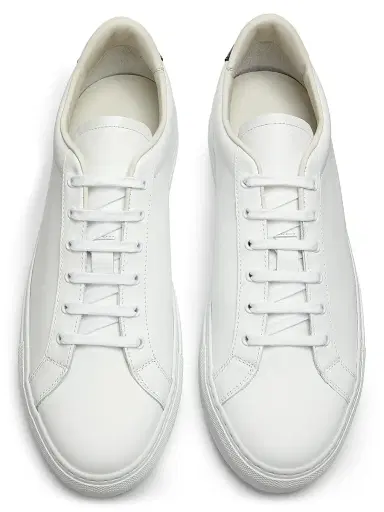 Common Projects Men's Retro Classic Leather Low-Top Sneakers - White Black - Size 14 | Thumbnail 4 Common Projects Men's Retro Classic Leather Low-Top Sneakers - White Black - Size 14 | Thumbnail 4