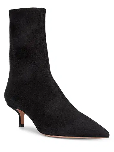 Aquazzura Women's Montmartre 50MM Suede Booties - Black - Size 11 | Thumbnail 2 Aquazzura Women's Montmartre 50MM Suede Booties - Black - Size 11 | Thumbnail 2