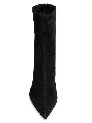 Aquazzura Women's Montmartre 50MM Suede Booties - Black - Size 11 | Thumbnail 4 Aquazzura Women's Montmartre 50MM Suede Booties - Black - Size 11 | Thumbnail 4