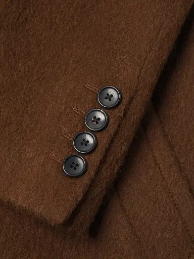 Cardinal Of Canada Men's Mercury Wool-Alpaca-Mohair Coat - Rosewood | Thumbnail 6 Cardinal Of Canada Men's Mercury Wool-Alpaca-Mohair Coat - Rosewood | Thumbnail 6