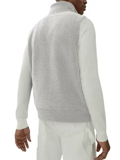 Canada Goose Men's Humannature Mersey Fleece Vest - Greige | Thumbnail 4 Canada Goose Men's Humannature Mersey Fleece Vest - Greige | Thumbnail 4
