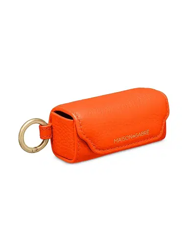 Maison de Sabre Women's Leather Lipstick Charm - Manhattan Sandstone | Thumbnail 4