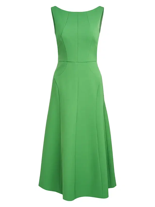 Kay Unger Women's Amari Crêpe Cocktail Dress - Lush Green