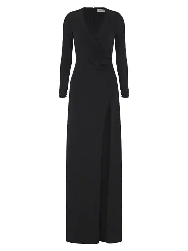 Halston Women's Sydney Ruched Jersey Gown | Thumbnail 1