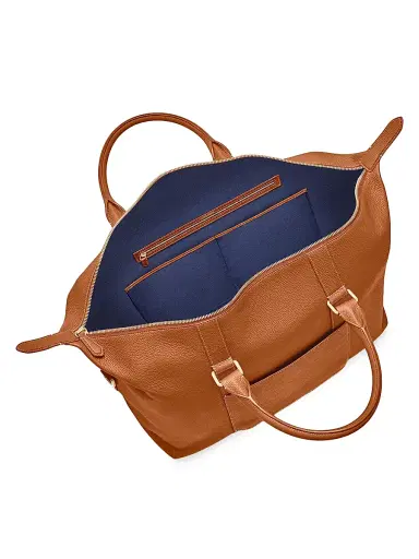 MAISON de SABRÉ Men's Leather Duffle Bag | Thumbnail 7 MAISON de SABRÉ Men's Leather Duffle Bag | Thumbnail 7