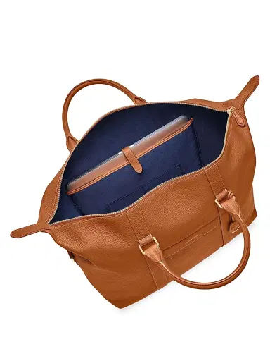 MAISON de SABRÉ Men's Leather Duffle Bag | Thumbnail 8 MAISON de SABRÉ Men's Leather Duffle Bag | Thumbnail 8