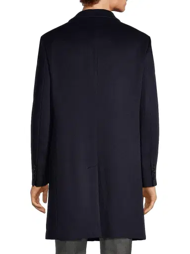 Cardinal Of Canada Men's Pierre Cashmere Topcoat | Thumbnail 5 Cardinal Of Canada Men's Pierre Cashmere Topcoat | Thumbnail 5