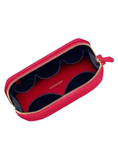 MAISON de SABRÉ Leather Tech Pouch - Shibuya Fuchsia | Thumbnail 4 MAISON de SABRÉ Leather Tech Pouch - Shibuya Fuchsia | Thumbnail 4