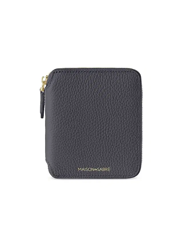 MAISON de SABRÉ Women's Small Leather Zip Around Wallet