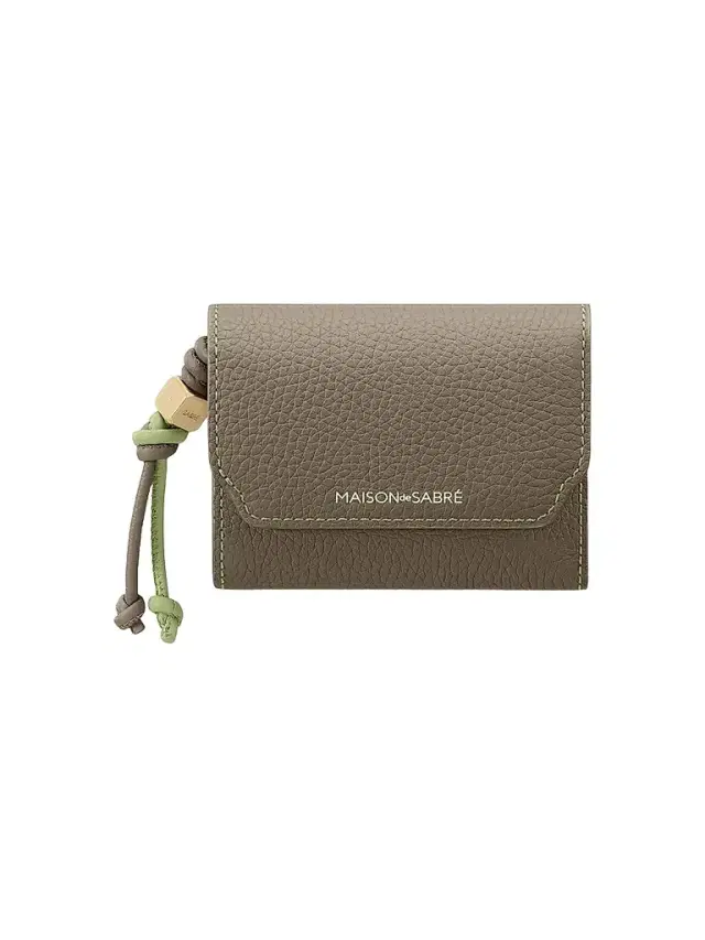 Maison de Sabre Women's Leather Trifold Wallet - Cashmere Matcha