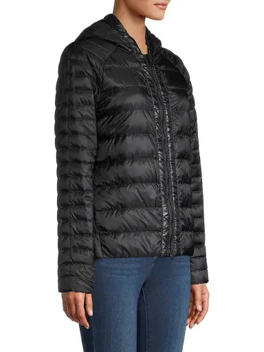 Canada Goose Women's Roxboro Hooded Jacket - Black - Size Small | Thumbnail 4