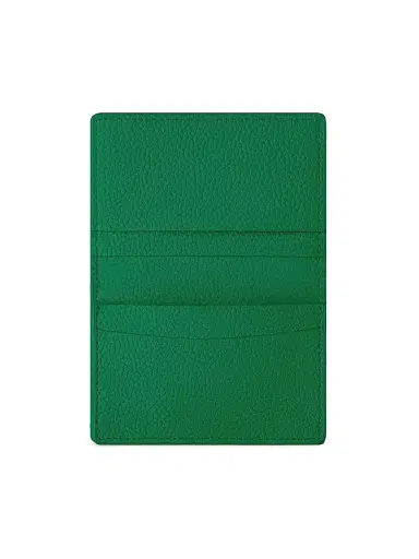 MAISON de SABRÉ Women's Leather Card Case - Emerald Green | Thumbnail 4