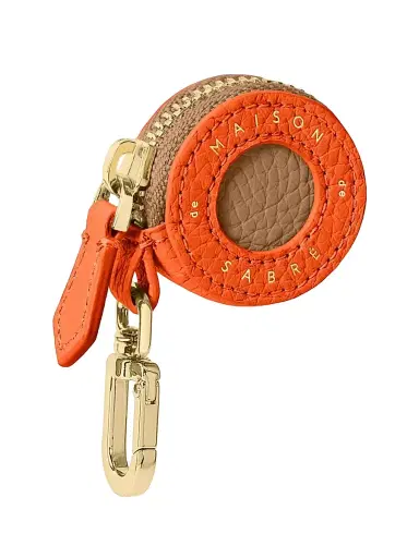 MAISON de SABRÉ Women's Leather AirTag Charm - Manhattan Sandstone | Thumbnail 3 MAISON de SABRÉ Women's Leather AirTag Charm - Manhattan Sandstone | Thumbnail 3
