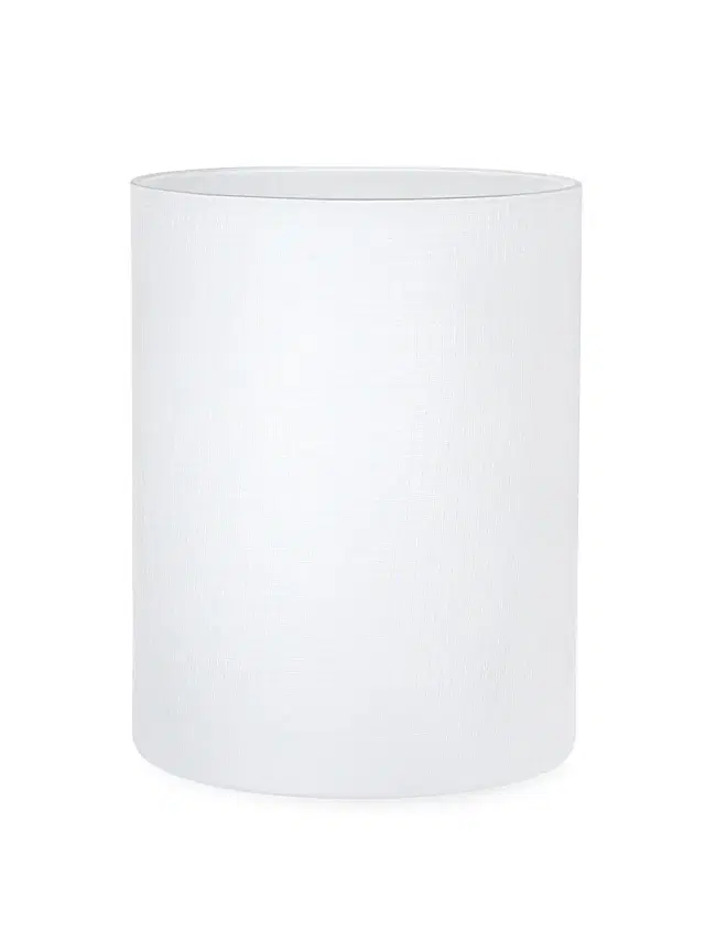 Labrazel Cambric Wastebasket - White