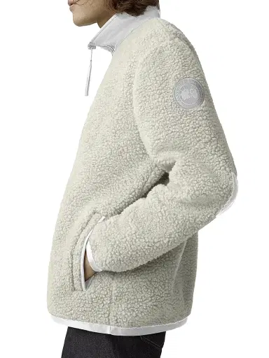 Canada Goose Men's Renfrew Fleece Pullover - Tan Heather | Thumbnail 3 Canada Goose Men's Renfrew Fleece Pullover - Tan Heather | Thumbnail 3