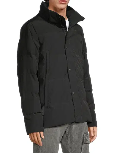 Canada Goose Men's Wyndham Black Label Slim-Fit Parka - Black - Size XL | Thumbnail 4