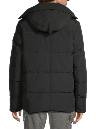 Canada Goose Men's Wyndham Black Label Slim-Fit Parka - Black - Size XL | Thumbnail 5