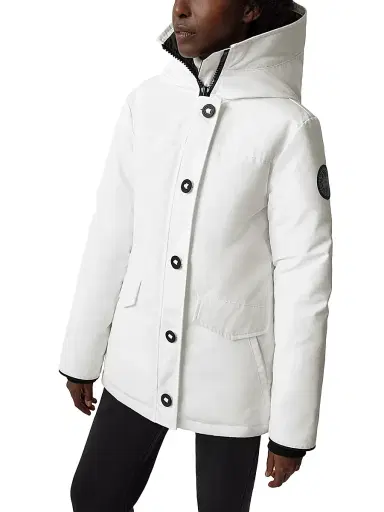 Canada Goose Women's Black Label Rossclair Down Parka - North Star White | Thumbnail 3 Canada Goose Women's Black Label Rossclair Down Parka - North Star White | Thumbnail 3