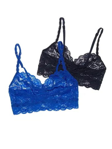 Cosabella Women's Never Say Never Sweetie Soft Bra - Anthracite - Size Large | Thumbnail 3