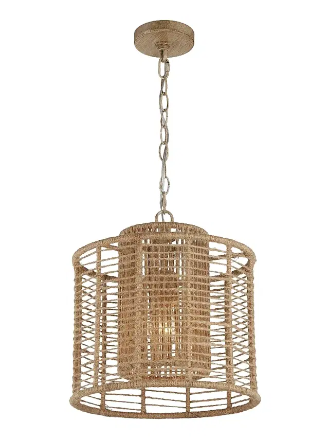 Crystorama Jayna Single-Light Pendant - Burnished Silver